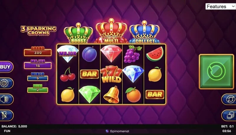 3 Sparking Crowns игрален екран